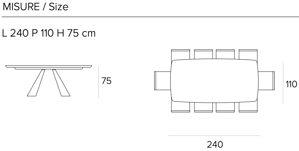 размеры стола Target Point Taurus
